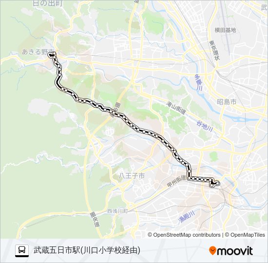 秋04 Bus Line Map
