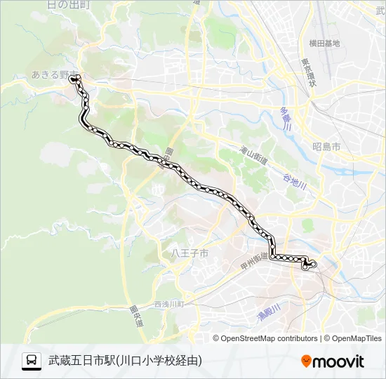 秋04 Bus Line Map