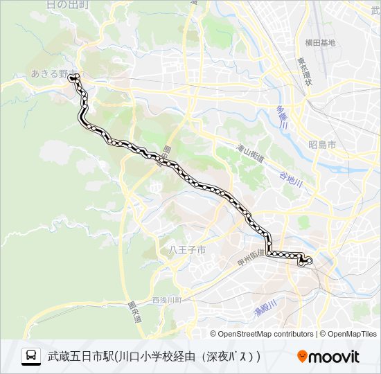 秋04 Bus Line Map