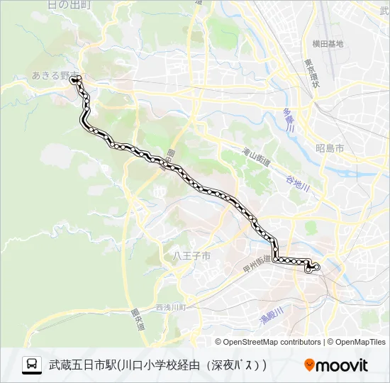 秋04 バスの路線図