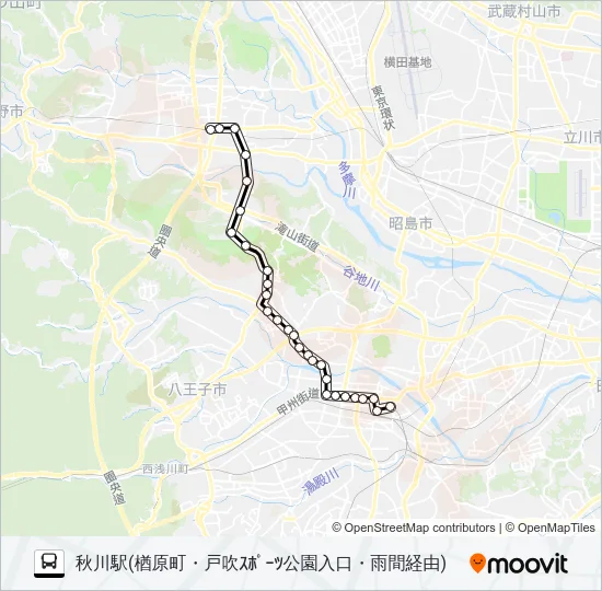 秋61 バスの路線図