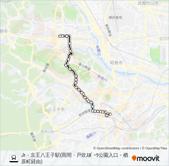 秋61 バスの路線図