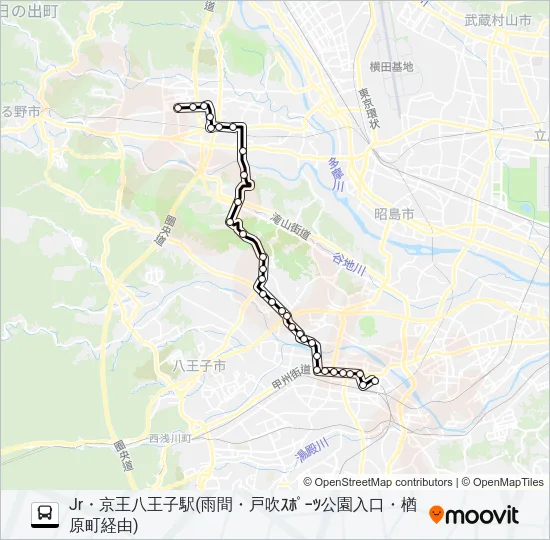 秋62 Bus Line Map