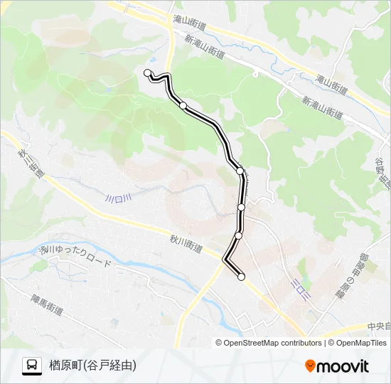 秋63 バスの路線図