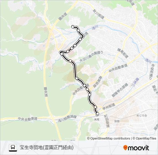 美11 Bus Line Map