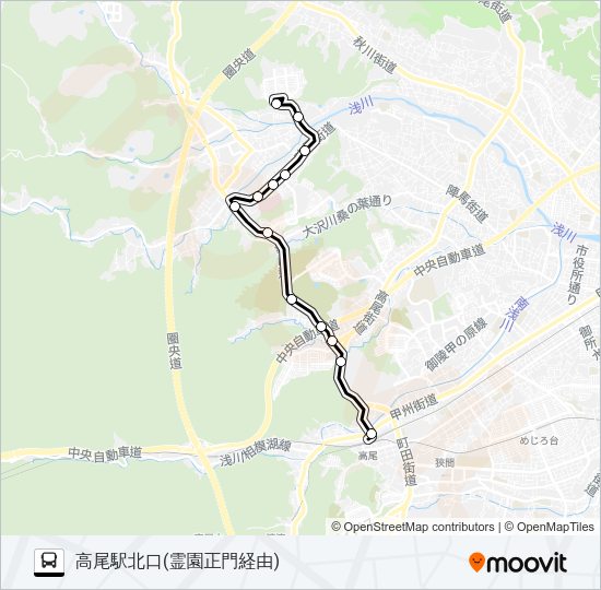 美11 Bus Line Map