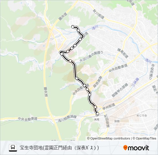 美11 Bus Line Map