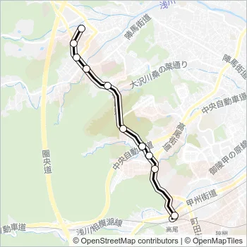 美21 Bus Line Map