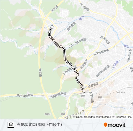 美21 Bus Line Map