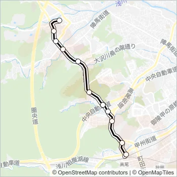 美21 Bus Line Map