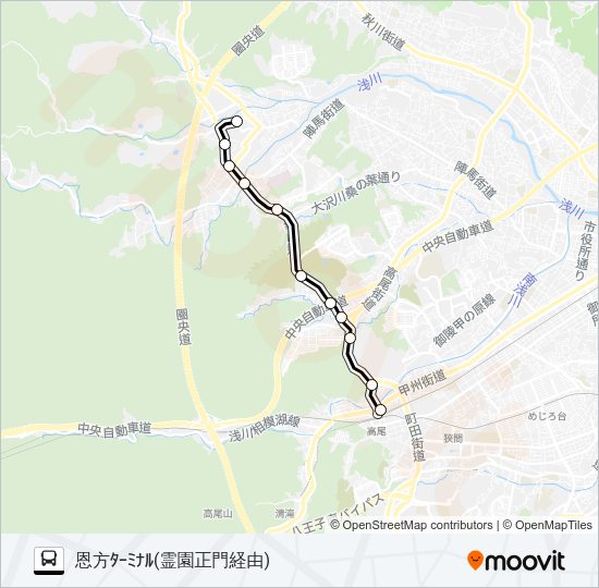 美21 Bus Line Map