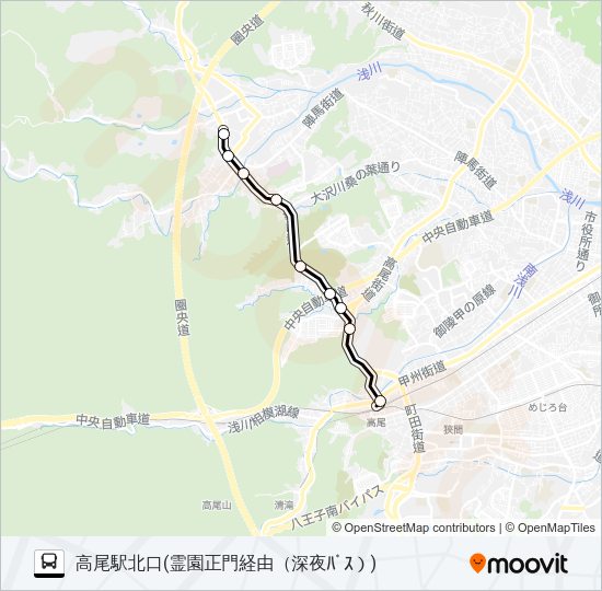 美21 Bus Line Map