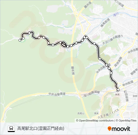 美33 Bus Line Map