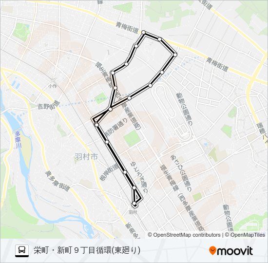 羽31 Bus Line Map