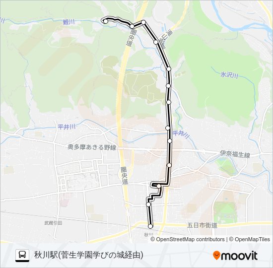 菅02 Bus Line Map
