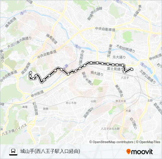 長81 バスの路線図