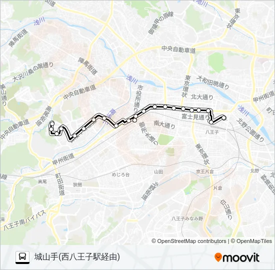 長81 バスの路線図