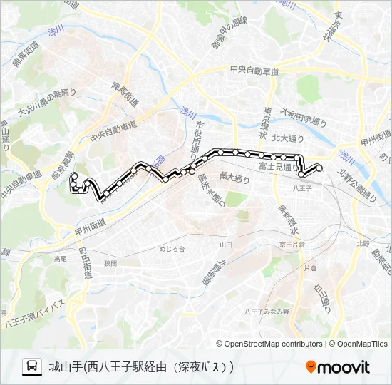 長81 Bus Line Map