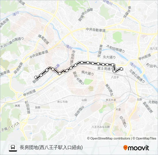 長82 Bus Line Map