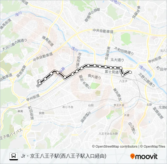 長82 Bus Line Map