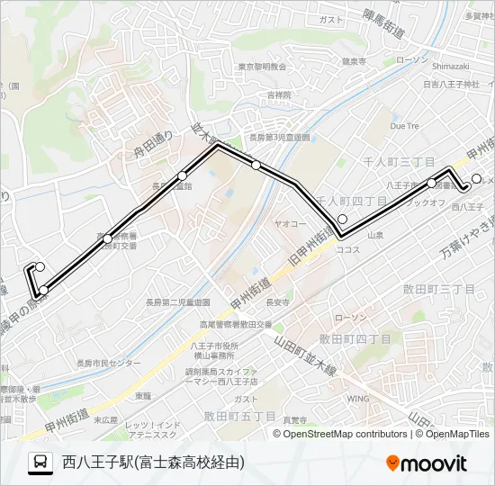長83 Bus Line Map