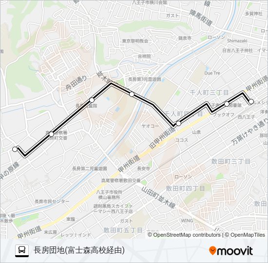 長83 Bus Line Map