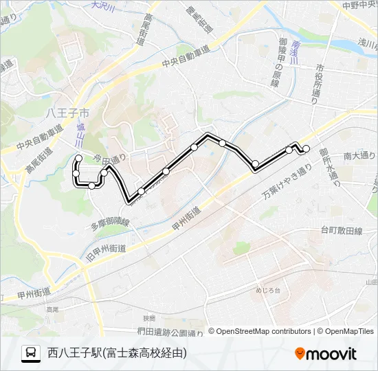 長84 Bus Line Map