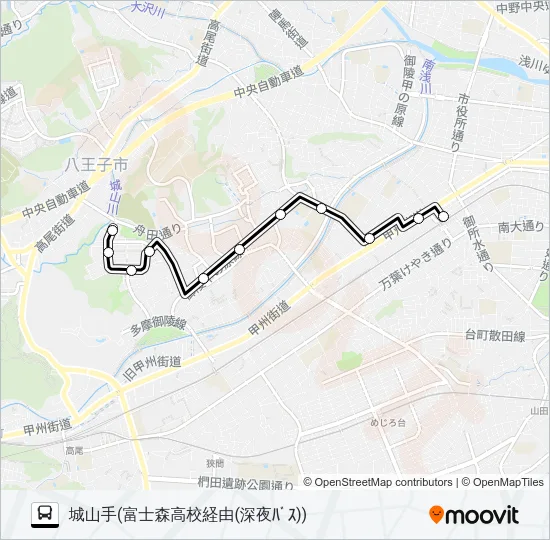 長84 Bus Line Map