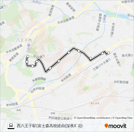 長84 Bus Line Map