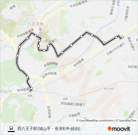長85 Bus Line Map