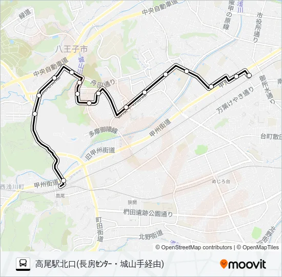 長85 Bus Line Map