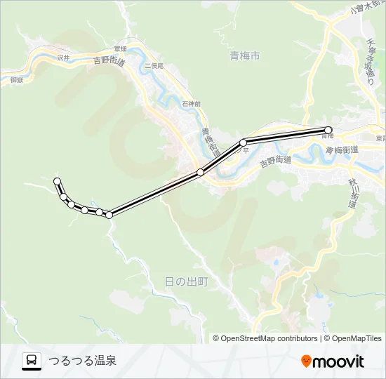 青26 バスの路線図