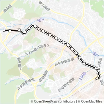 うえ01 Bus Line Map