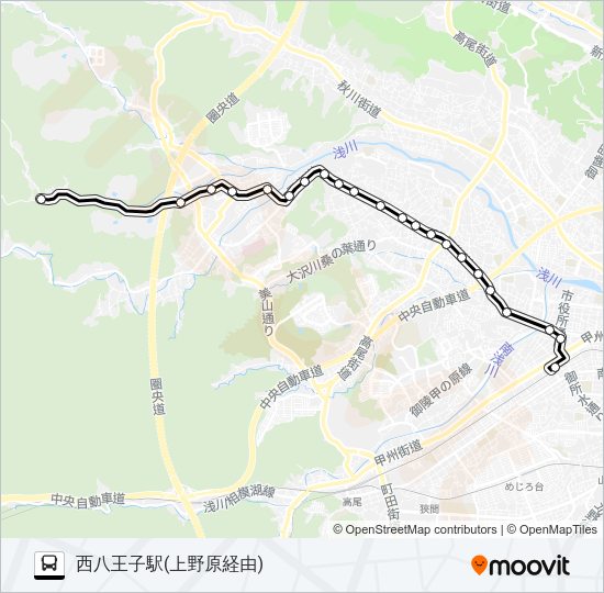 うえ03 Bus Line Map