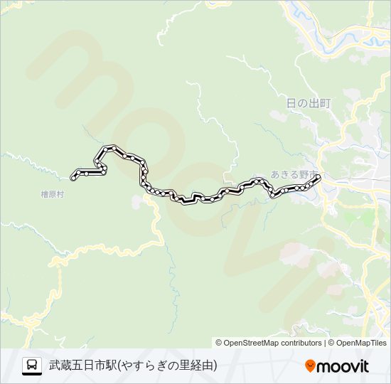 五里12 Bus Line Map