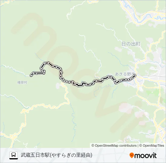 五里12 Bus Line Map
