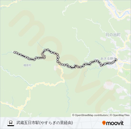 五里18 Bus Line Map
