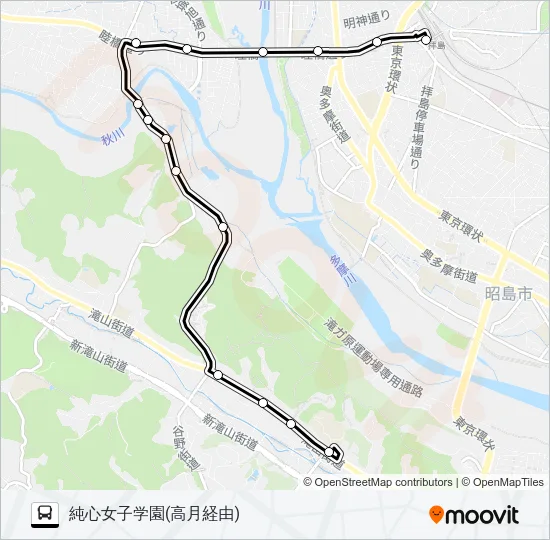 高月02 Bus Line Map