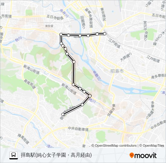 高月03 Bus Line Map