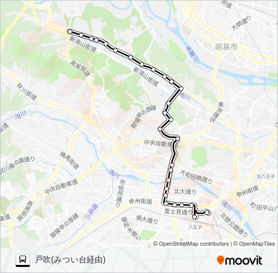16号04 バスの路線図