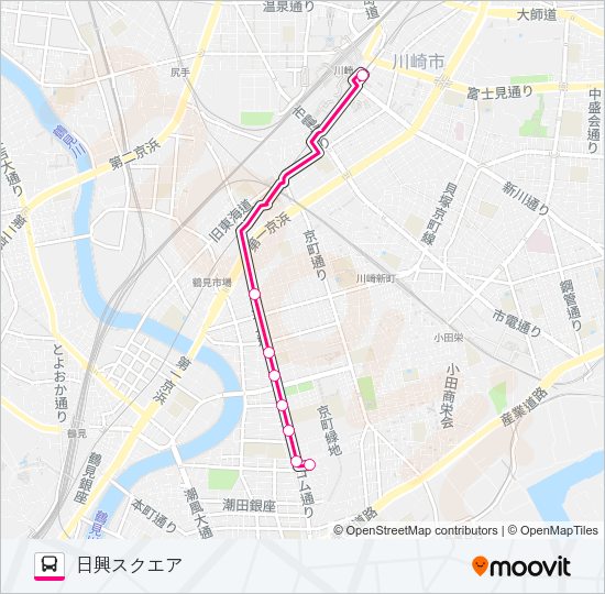 急行 Bus Line Map