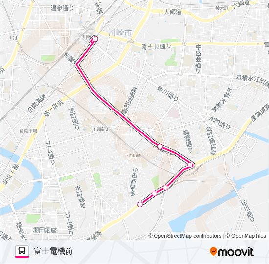急行 Bus Line Map