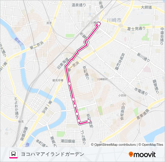 急行 Bus Line Map