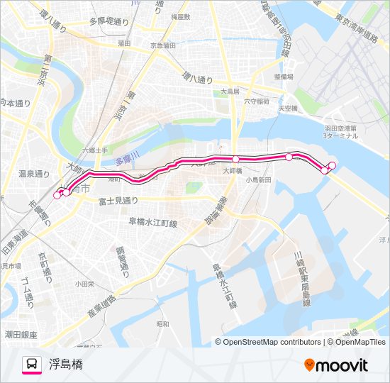 急行 Bus Line Map