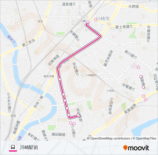 急行 Bus Line Map