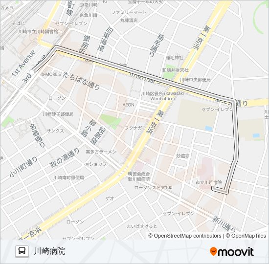 直通 Bus Line Map