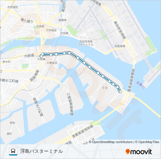 大０１ Bus Line Map