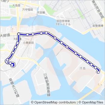川０３ Bus Line Map