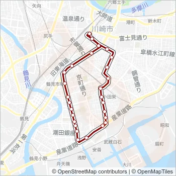 川２６ Bus Line Map