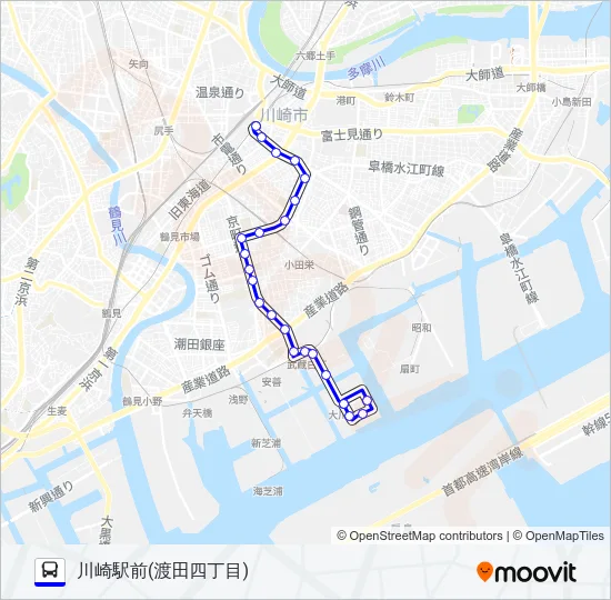川２７ バスの路線図
